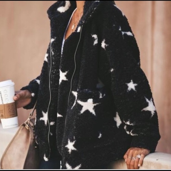 star teddy jacket